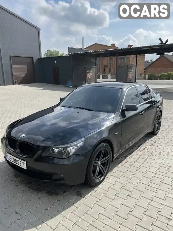 Седан BMW 5 Series 2007 2.5 л. обл. Черновицкая, Глубокая - Фото 1/10