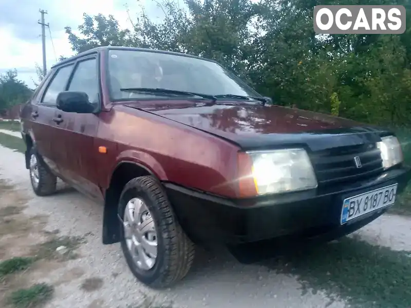 Седан ВАЗ / Lada 21099 2007 1.6 л. Ручна / Механіка обл. Хмельницька, Дунаївці - Фото 1/10