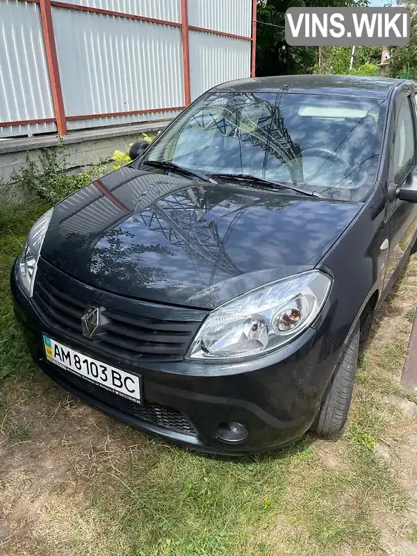 Хетчбек Renault Sandero 2011 1.39 л. Ручна / Механіка обл. Житомирська, Житомир - Фото 1/7