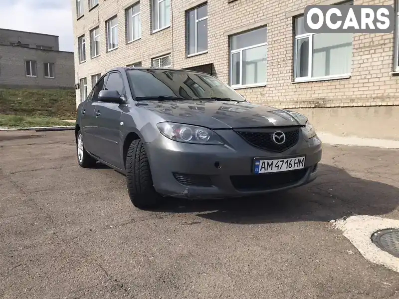 Седан Mazda 3 2007 2 л. Автомат обл. Житомирская, Бердичев - Фото 1/21