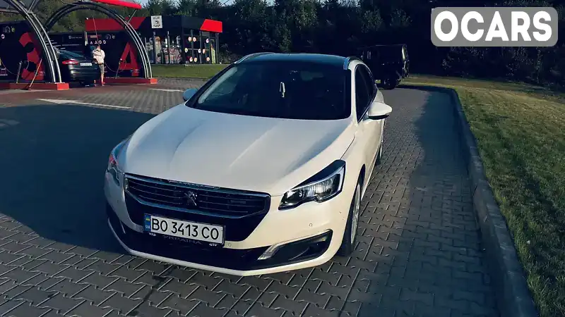 Універсал Peugeot 508 2016 1.6 л. Автомат обл. Тернопільська, Тернопіль - Фото 1/21