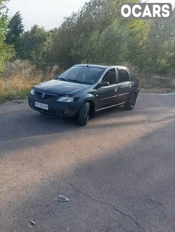 Седан Dacia Logan 2007 1.4 л. Ручна / Механіка обл. Чернігівська, Чернігів - Фото 1/17