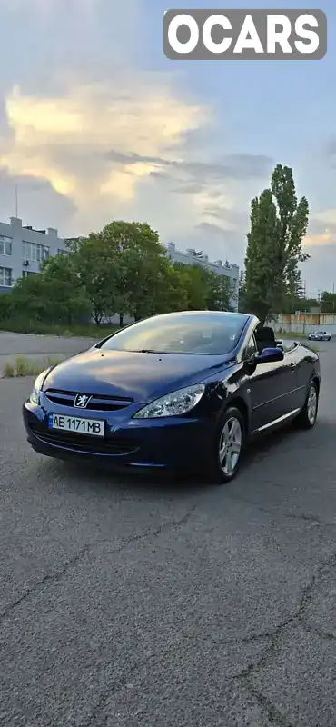 Кабріолет Peugeot 307 2005 1.6 л. Ручна / Механіка обл. Дніпропетровська, Дніпро (Дніпропетровськ) - Фото 1/20