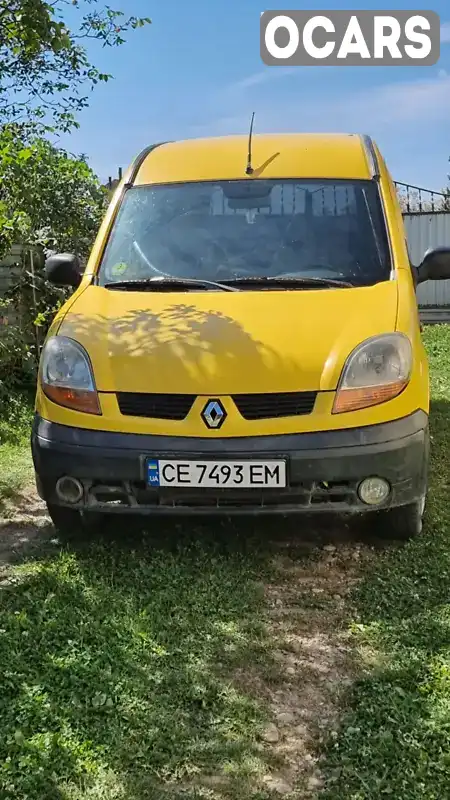 Мінівен Renault Kangoo 2004 1.46 л. Ручна / Механіка обл. Чернівецька, Сторожинець - Фото 1/10