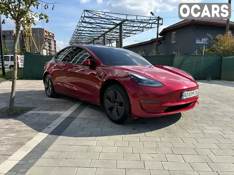 Седан Tesla Model 3 2021 null_content л. Автомат обл. Закарпатська, Ужгород - Фото 1/18