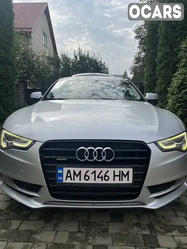 Купе Audi A5 2013 1.98 л. Автомат обл. Житомирська, Звягель - Фото 1/21