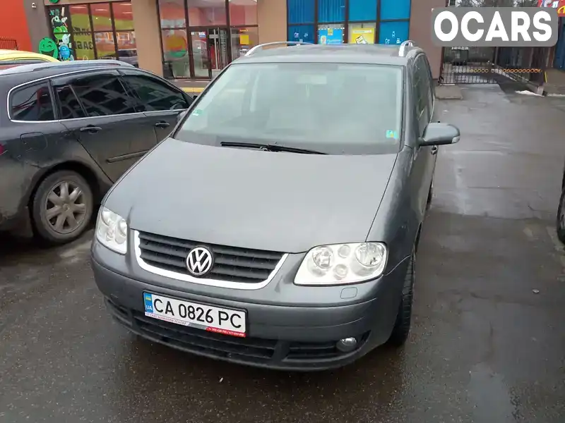 Минивэн Volkswagen Touran 2005 1.6 л. Ручная / Механика обл. Черкасская, Умань - Фото 1/16