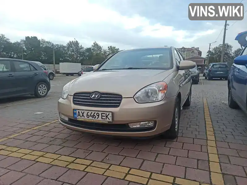 Седан Hyundai Accent 2007 1.4 л. Ручна / Механіка обл. Івано-Франківська, Івано-Франківськ - Фото 1/6