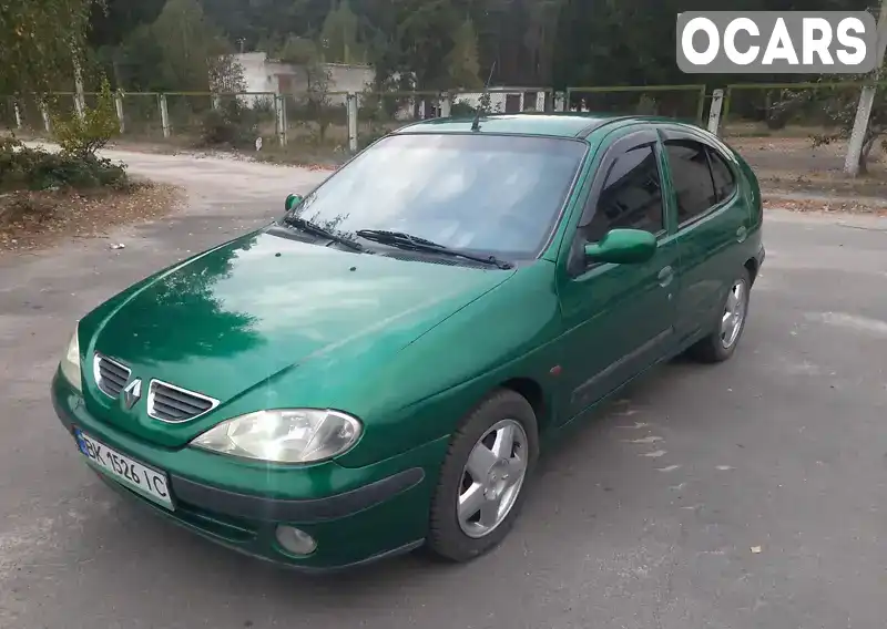 Хетчбек Renault Megane 2001 1.6 л. Ручна / Механіка обл. Рівненська, location.city.nemovychi - Фото 1/10