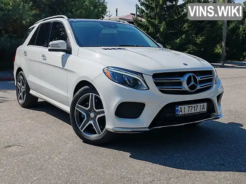 Позашляховик / Кросовер Mercedes-Benz GLE-Class 2016 3 л. Автомат обл. Київська, Біла Церква - Фото 1/21