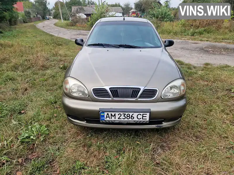 Седан Daewoo Lanos 2007 1.5 л. Ручна / Механіка обл. Житомирська, Романів - Фото 1/21