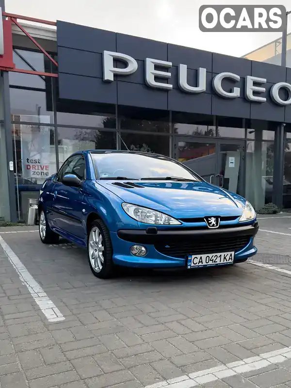 Кабриолет Peugeot 206 2002 2 л. Ручная / Механика обл. Черкасская, Черкассы - Фото 1/20