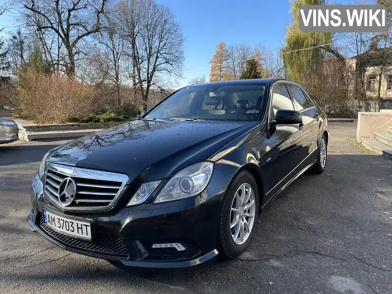 Седан Mercedes-Benz E-Class 2009 2.2 л. Автомат обл. Житомирська, Житомир - Фото 1/21