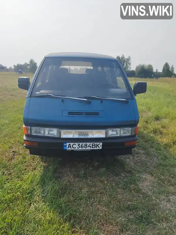 Мінівен Nissan Vanette 1993 2 л. Ручна / Механіка обл. Житомирська, Пулини (Червоноармійськ) - Фото 1/11