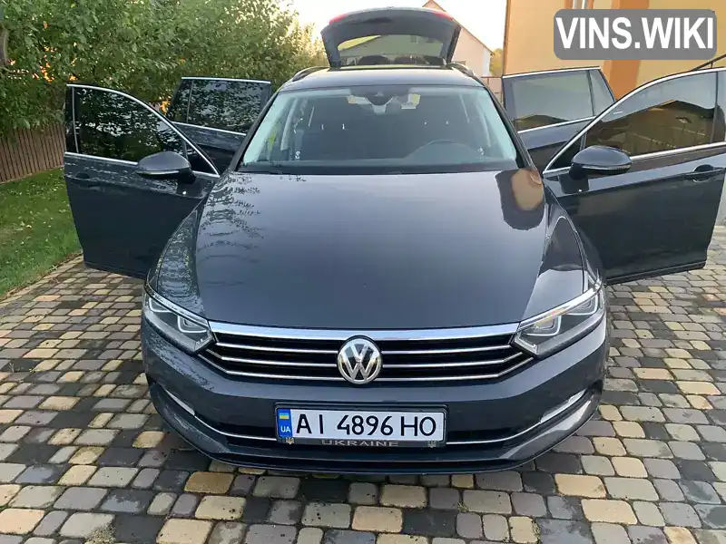 Универсал Volkswagen Passat 2015 1.97 л. Автомат обл. Киевская, Вышневое - Фото 1/21