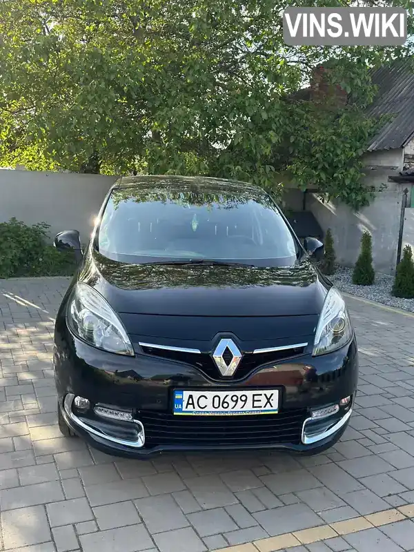 Мінівен Renault Megane Scenic 2012 1.6 л. Ручна / Механіка обл. Волинська, Нововолинськ - Фото 1/21