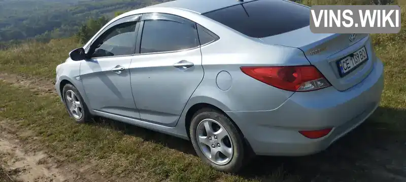 Седан Hyundai Accent 2011 1.4 л. Ручна / Механіка обл. Чернівецька, Чернівці - Фото 1/21