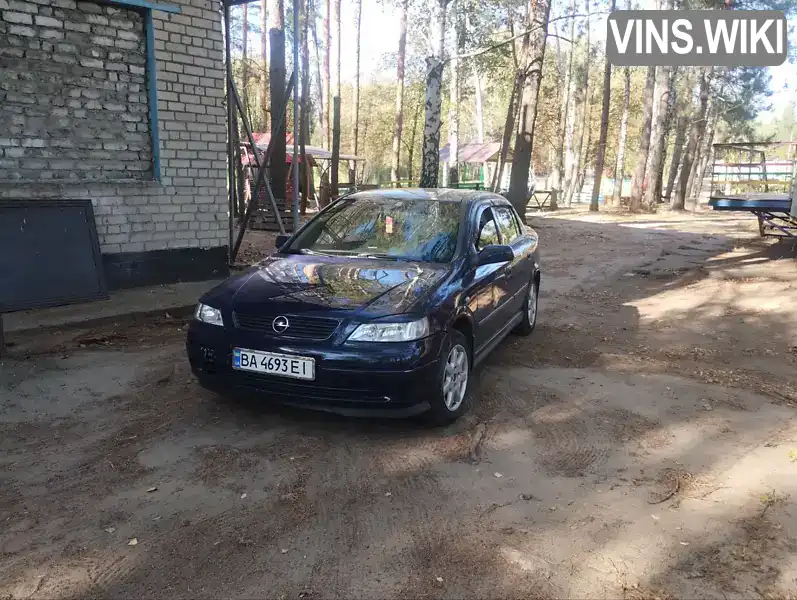 Седан Opel Astra 2001 1.4 л. Ручная / Механика обл. Кировоградская, Александрия - Фото 1/9