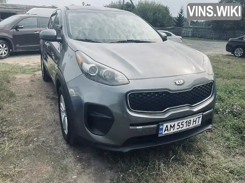 Позашляховик / Кросовер Kia Sportage 2018 2.36 л. Автомат обл. Житомирська, Звягель - Фото 1/9