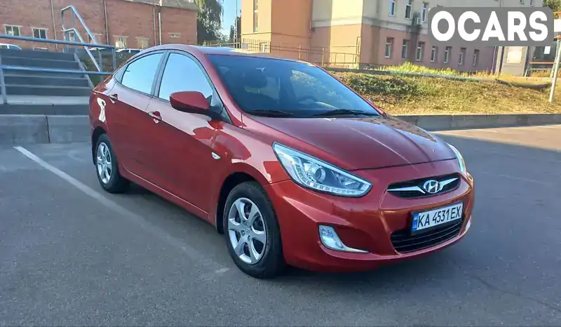 Седан Hyundai Accent 2014 1.4 л. Автомат обл. Київська, Київ - Фото 1/20