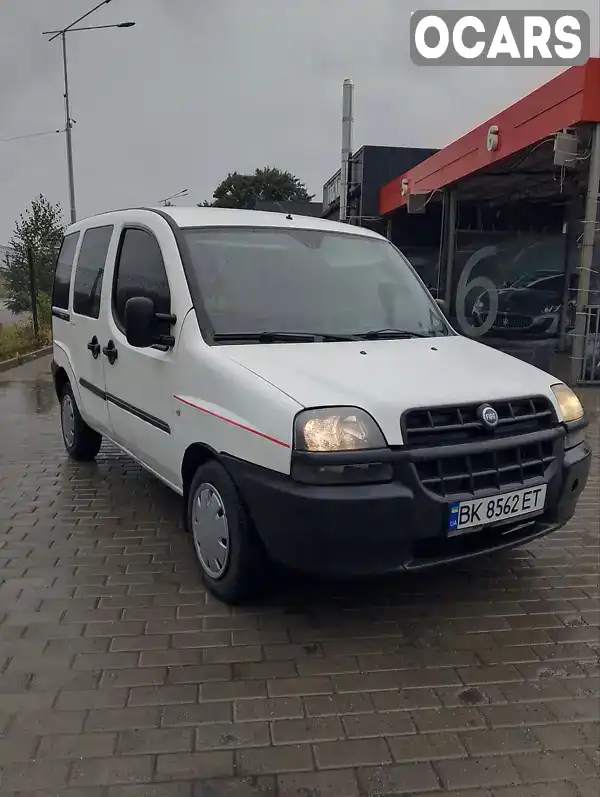 Мінівен Fiat Doblo 2003 1.91 л. Ручна / Механіка обл. Рівненська, Рівне - Фото 1/10