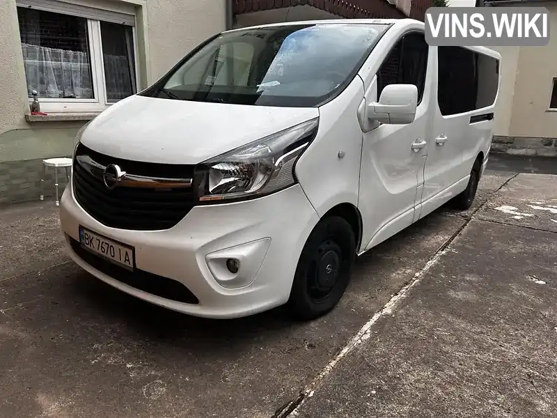 Мінівен Opel Vivaro 2016 1.6 л. Ручна / Механіка обл. Рівненська, Рівне - Фото 1/12