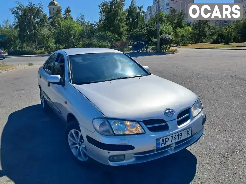 Седан Nissan Almera 2001 1.5 л. Ручна / Механіка обл. Запорізька, Запоріжжя - Фото 1/12