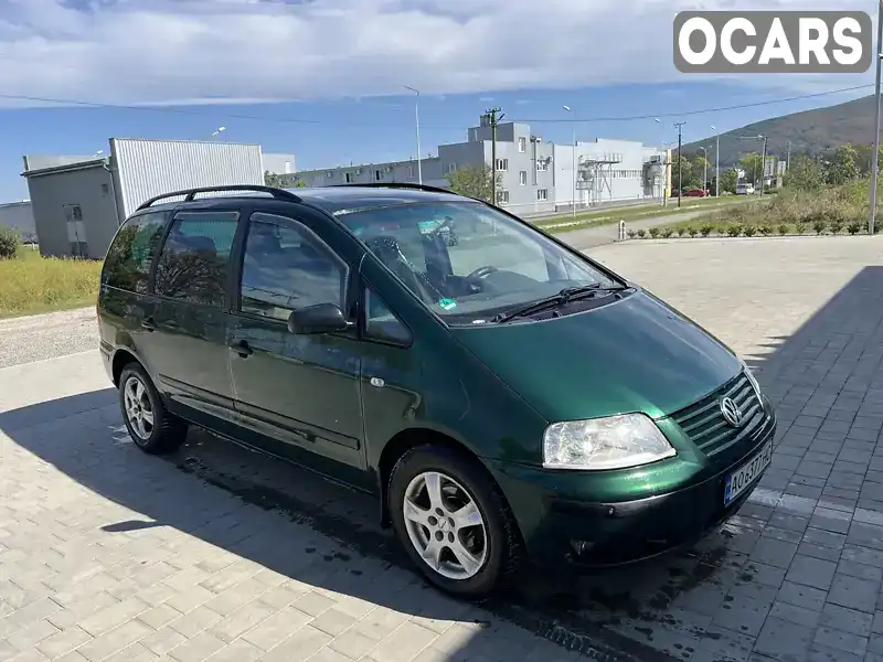 Мінівен Volkswagen Sharan 2001 1.9 л. Автомат обл. Закарпатська, Виноградів - Фото 1/11