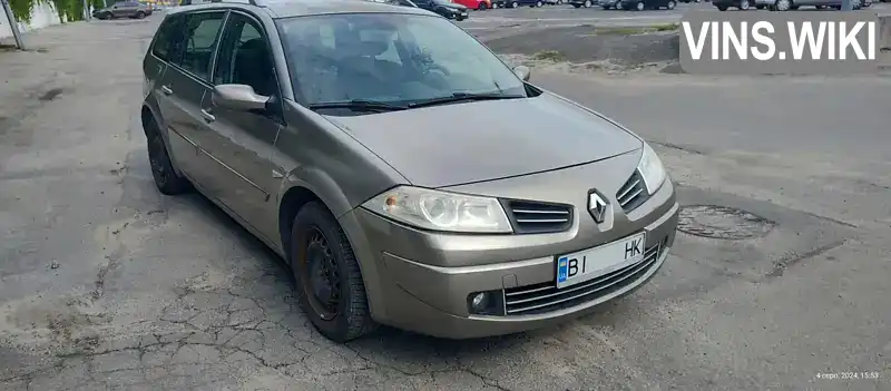 Седан Renault Megane 2008 1.46 л. Ручна / Механіка обл. Полтавська, Полтава - Фото 1/21