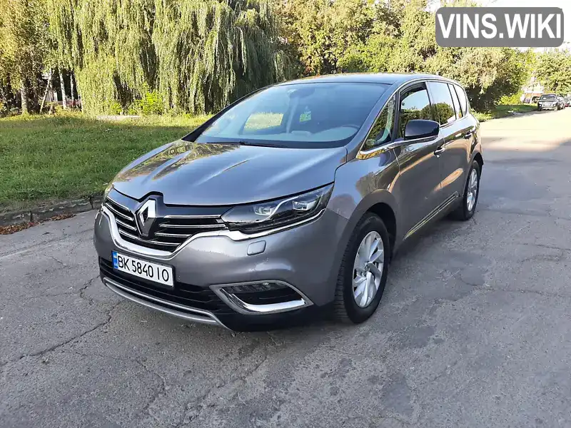 Минивэн Renault Espace 2015 1.6 л. Автомат обл. Ровенская, Ровно - Фото 1/21