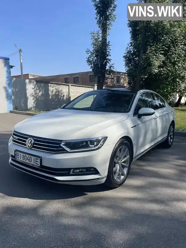 Седан Volkswagen Passat 2017 1.97 л. Автомат обл. Полтавська, Лубни - Фото 1/21