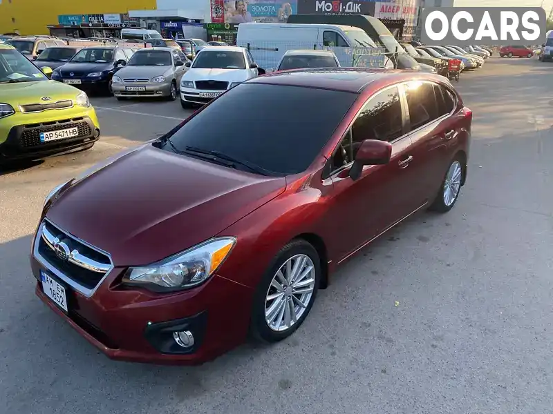 Хетчбек Subaru Impreza 2012 2 л. Варіатор обл. Запорізька, Запоріжжя - Фото 1/14