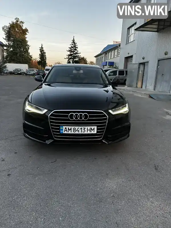 Седан Audi A6 2016 3 л. Автомат обл. Житомирська, Житомир - Фото 1/21