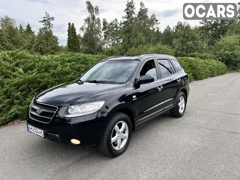 Позашляховик / Кросовер Hyundai Santa FE 2007 2.19 л. Автомат обл. Житомирська, Малин - Фото 1/21