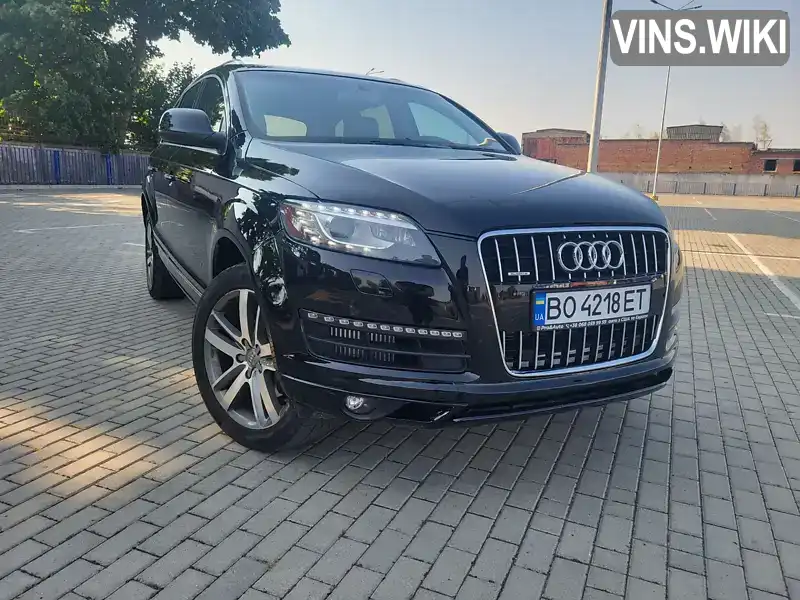 Позашляховик / Кросовер Audi Q7 2013 2.97 л. Автомат обл. Тернопільська, Тернопіль - Фото 1/18