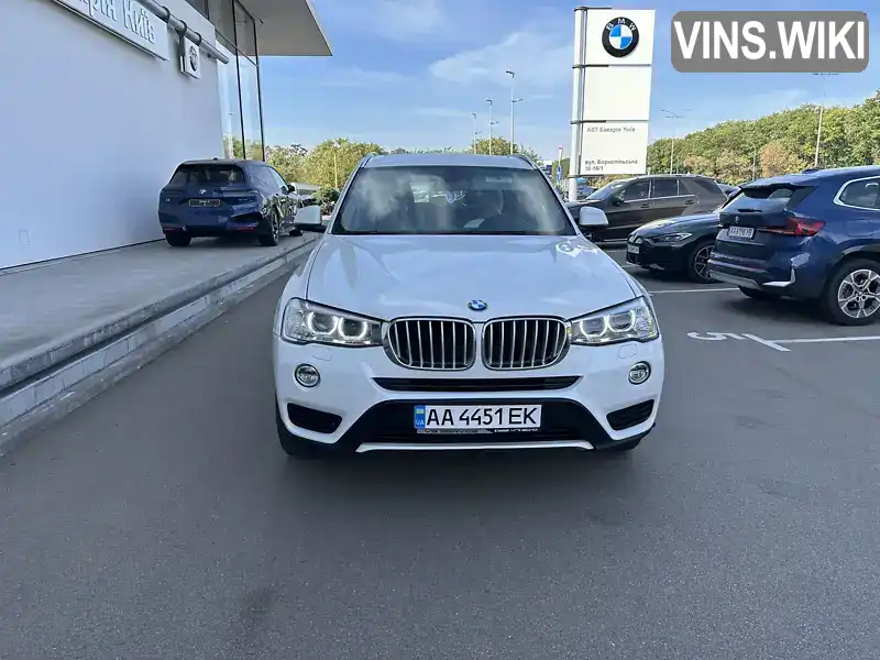 Позашляховик / Кросовер BMW X3 2016 2 л. Автомат обл. Київська, Київ - Фото 1/21