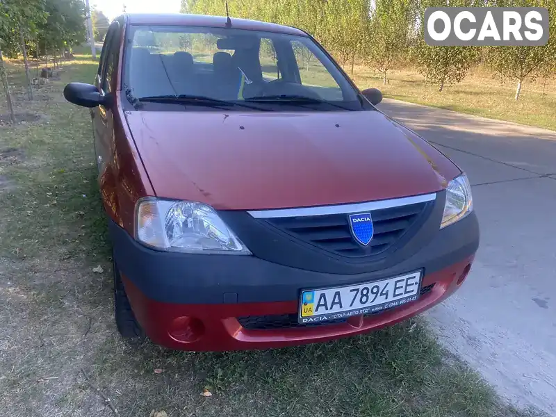 Седан Dacia Logan 2007 1.4 л. Ручна / Механіка обл. Київська, Бориспіль - Фото 1/21