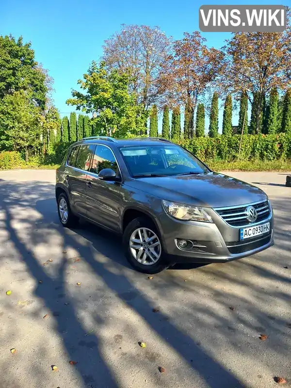 Позашляховик / Кросовер Volkswagen Tiguan 2010 1.97 л. Ручна / Механіка обл. Волинська, Луцьк - Фото 1/21