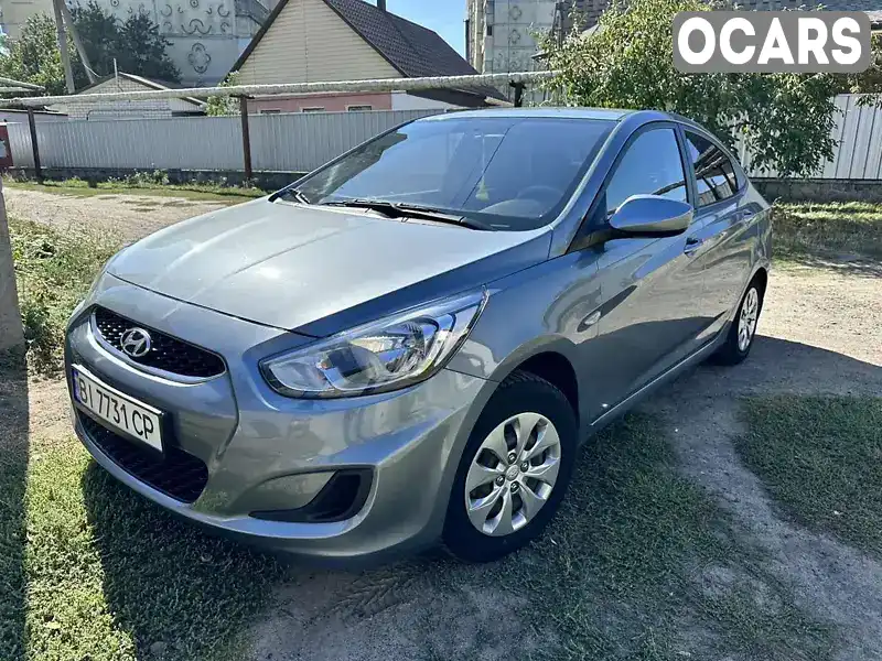 Седан Hyundai Accent 2018 1.37 л. Ручна / Механіка обл. Полтавська, Решетилівка - Фото 1/21