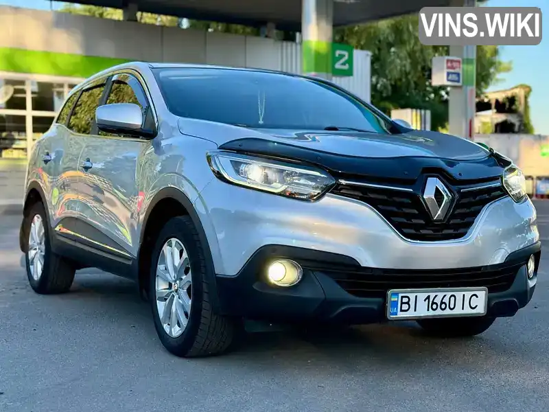 Позашляховик / Кросовер Renault Kadjar 2016 1.46 л. Ручна / Механіка обл. Полтавська, Лубни - Фото 1/21