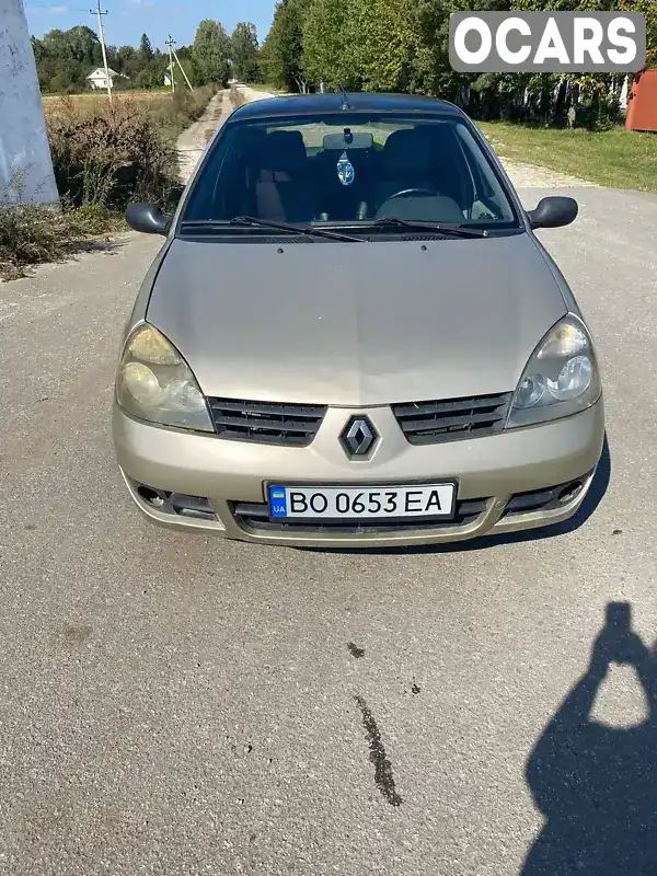 Седан Renault Clio Symbol 2007 1.4 л. Ручна / Механіка обл. Тернопільська, location.city.vyshnivets - Фото 1/10