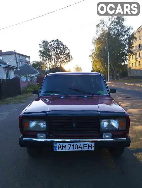 Седан ВАЗ / Lada 2107 2006 1.45 л. Ручна / Механіка обл. Житомирська, Овруч - Фото 1/8