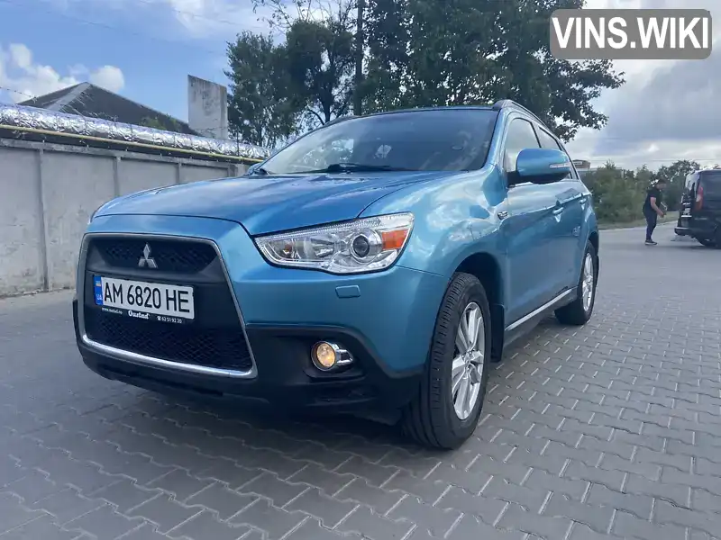 Позашляховик / Кросовер Mitsubishi ASX 2010 1.59 л. Ручна / Механіка обл. Житомирська, Житомир - Фото 1/21