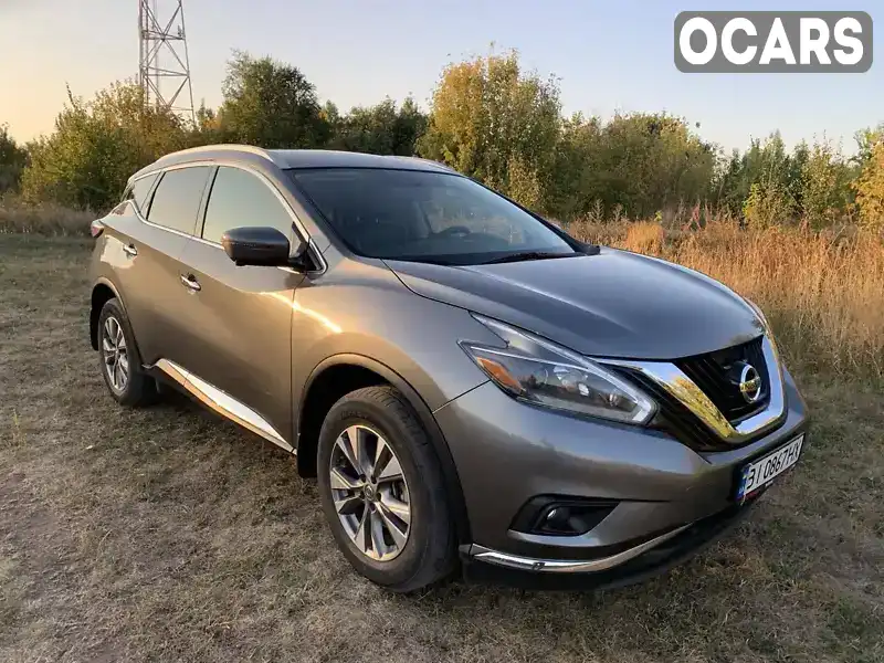 Позашляховик / Кросовер Nissan Murano 2018 3.5 л. Варіатор обл. Полтавська, Лубни - Фото 1/11