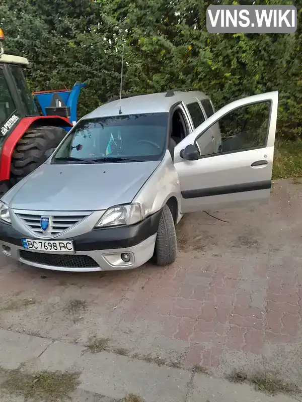 Седан Dacia Logan 2008 1.46 л. Ручна / Механіка обл. Львівська, Ходорів - Фото 1/10