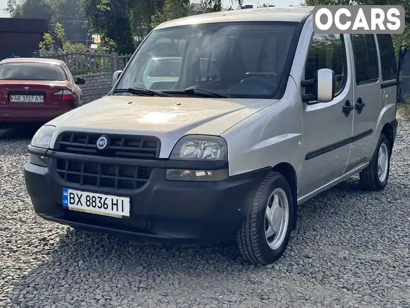 Мінівен Fiat Doblo 2004 1.6 л. Ручна / Механіка обл. Хмельницька, Хмельницький - Фото 1/21