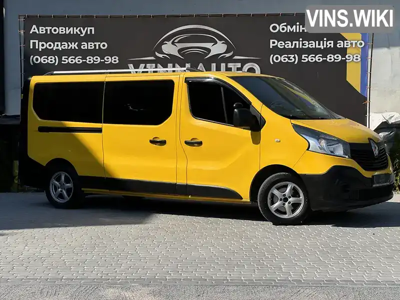 Мінівен Renault Trafic 2017 1.6 л. Ручна / Механіка обл. Вінницька, Вінниця - Фото 1/21