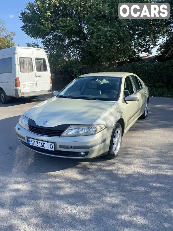 Ліфтбек Renault Laguna 2001 1.6 л. Ручна / Механіка обл. Запорізька, Запоріжжя - Фото 1/17