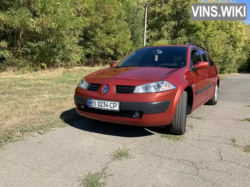 Універсал Renault Megane 2005 1.6 л. Ручна / Механіка обл. Полтавська, Диканька - Фото 1/16