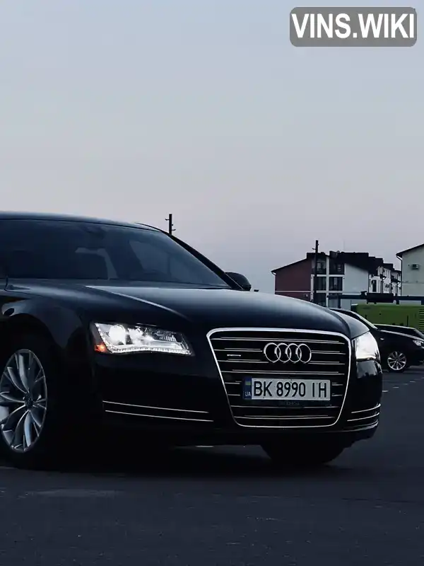 Седан Audi A8 2013 3 л. Автомат обл. Кіровоградська, Рівне - Фото 1/21